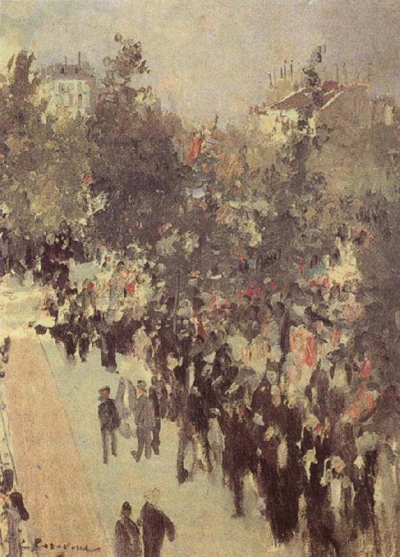 Konstantin Alexeievich Korovin Boulevard des Capucines oil painting image
